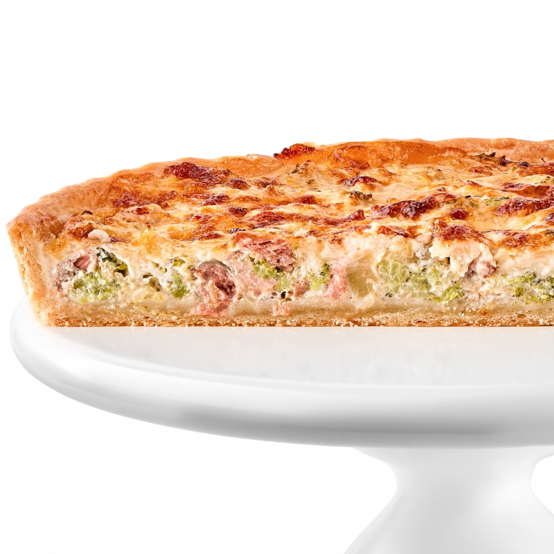 Норвежский с красной рыбой и брокколи